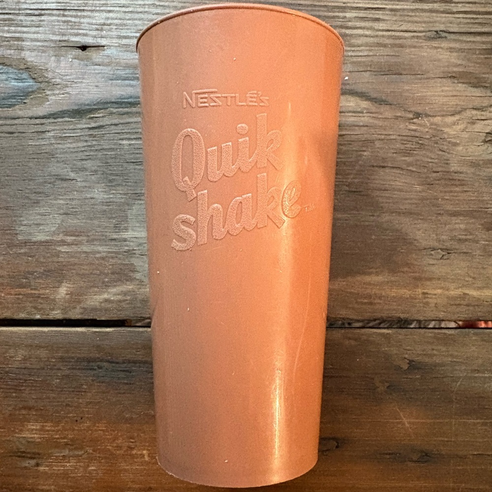 Nestle's Quik Chocolate Milk Shake Cup Vintage General Foods.  No lid.